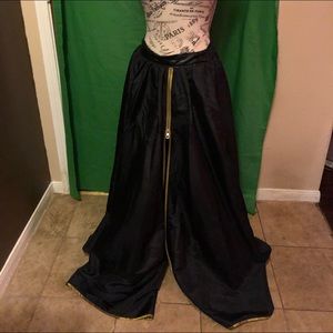 COPY - Long black skirt w/ floor length zipper